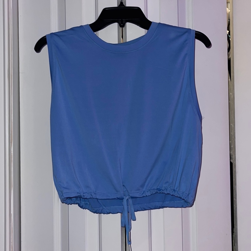 Blue Flow Adjustable Workout Tank